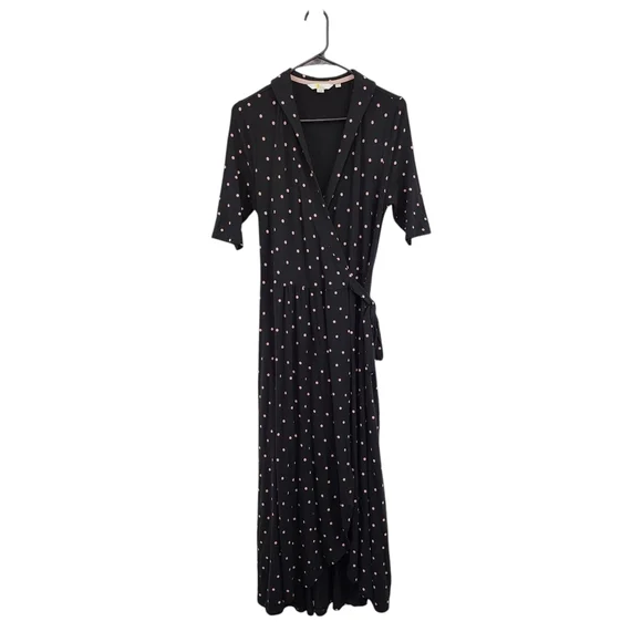 boden twist front jersey maxi dress Sydney Twist Neck Jersey Dress-Pink Paisley main image 1